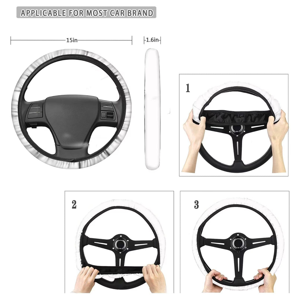 FEKLYI Cow Print Car Seat Covers Auto Accessories with Car Cup Holder+Lipstick Keychain Holder+Steering Wheel Covers+Seat Belt Pads,Universal Car Vehicle Seat Cover,Pack of 10