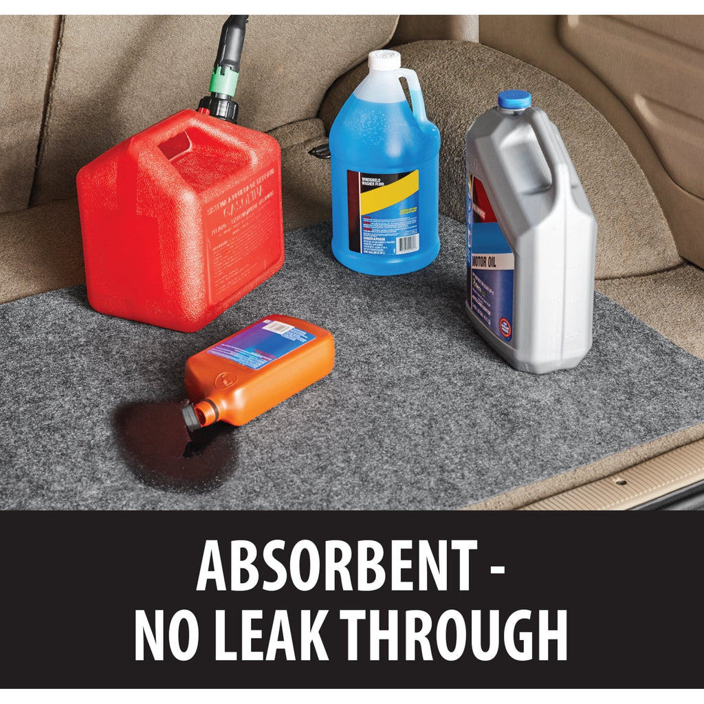 HyperTough Oil Spill Mat 42" x 29";  Model OMCW29423PDQ; Contains Oil Drips and Spills.