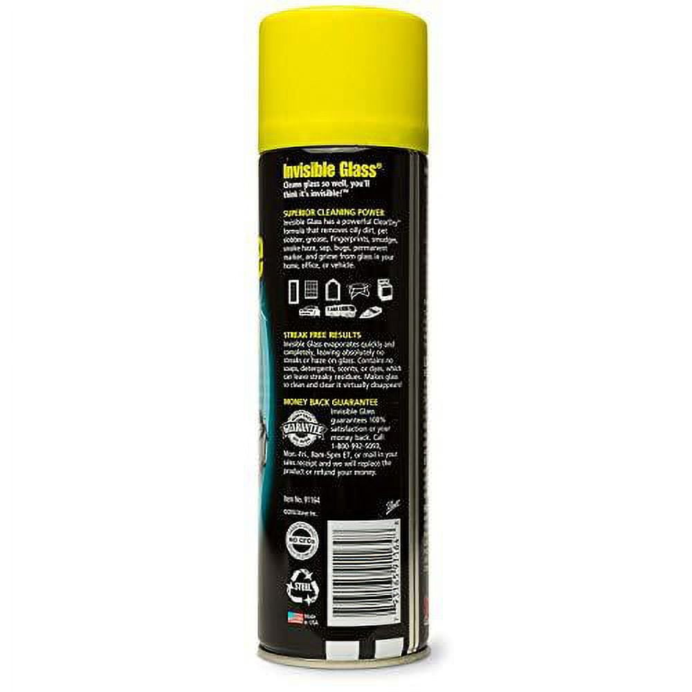 Invisible Glass 91164 - Cleaner For Auto And Home For A Streak-Free Shine, Deep-Cleaning Foaming Action, Safe For Tinted And Non-Tinted Windows, Ammonia Free Foam Glass Cleaner, 19 Oz.