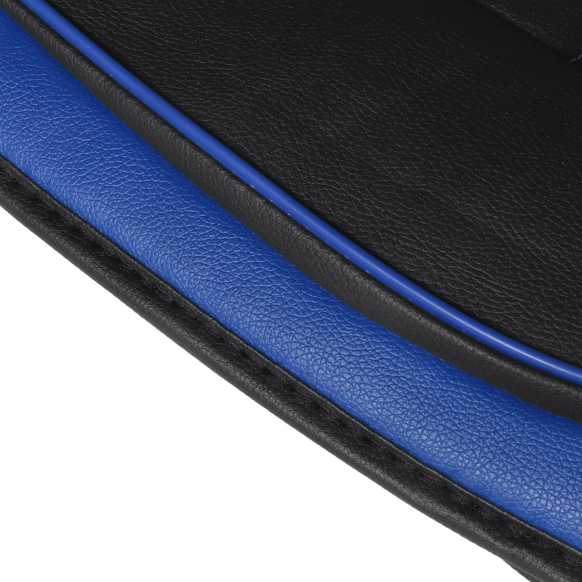ELUTO Universal Car Front Seat Covers, Water Resistant Breathable PU Leather Seat Protectors Auto Interior Accessories, Blue, 1 Piece