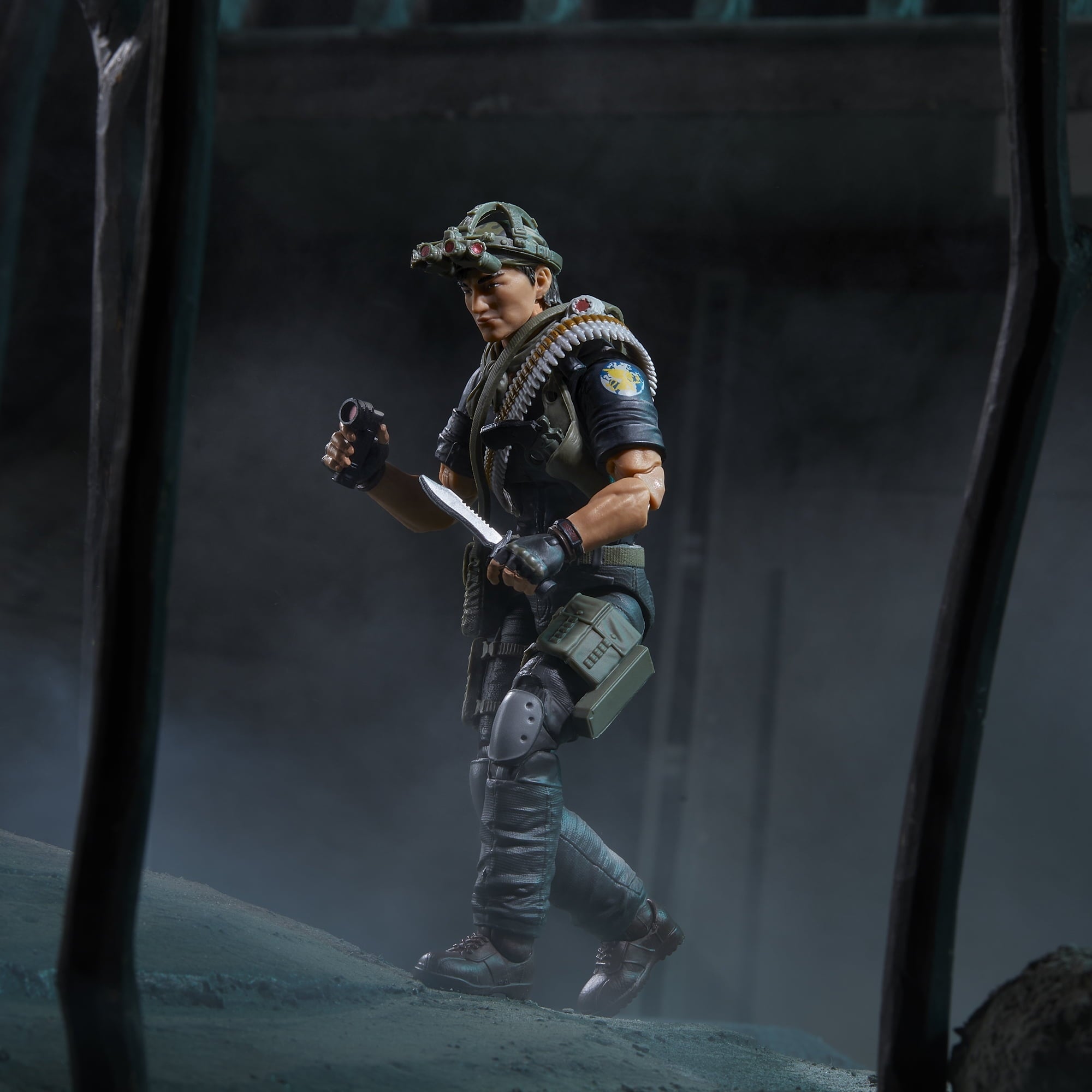 G.I. Joe Classified Series Night Force Tunnel Rat, Collectible G.I. Joe Action Figure (6"), 107