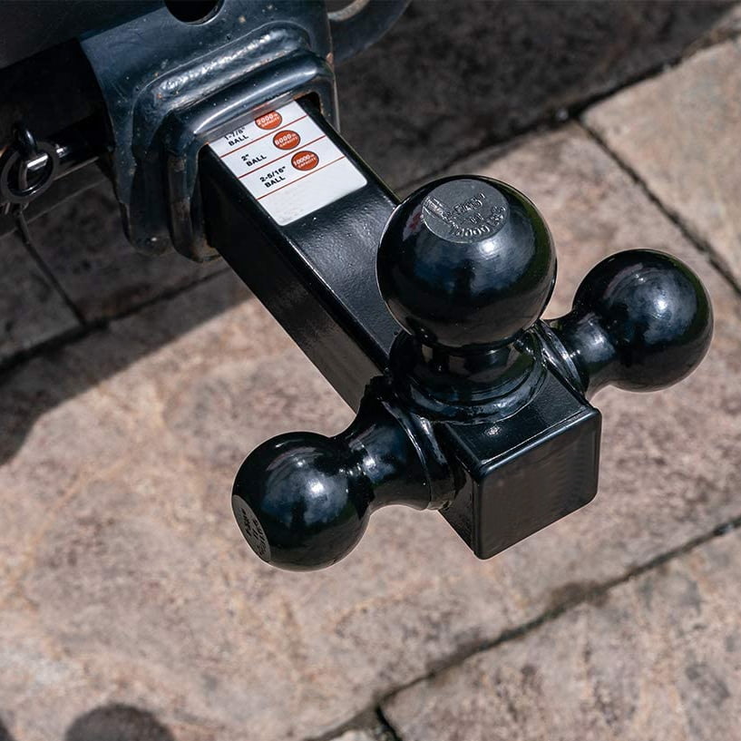 Hyper Tough Automotive Vehicle Hitch Triple Ball Mount, Class III and IV Towing, Black