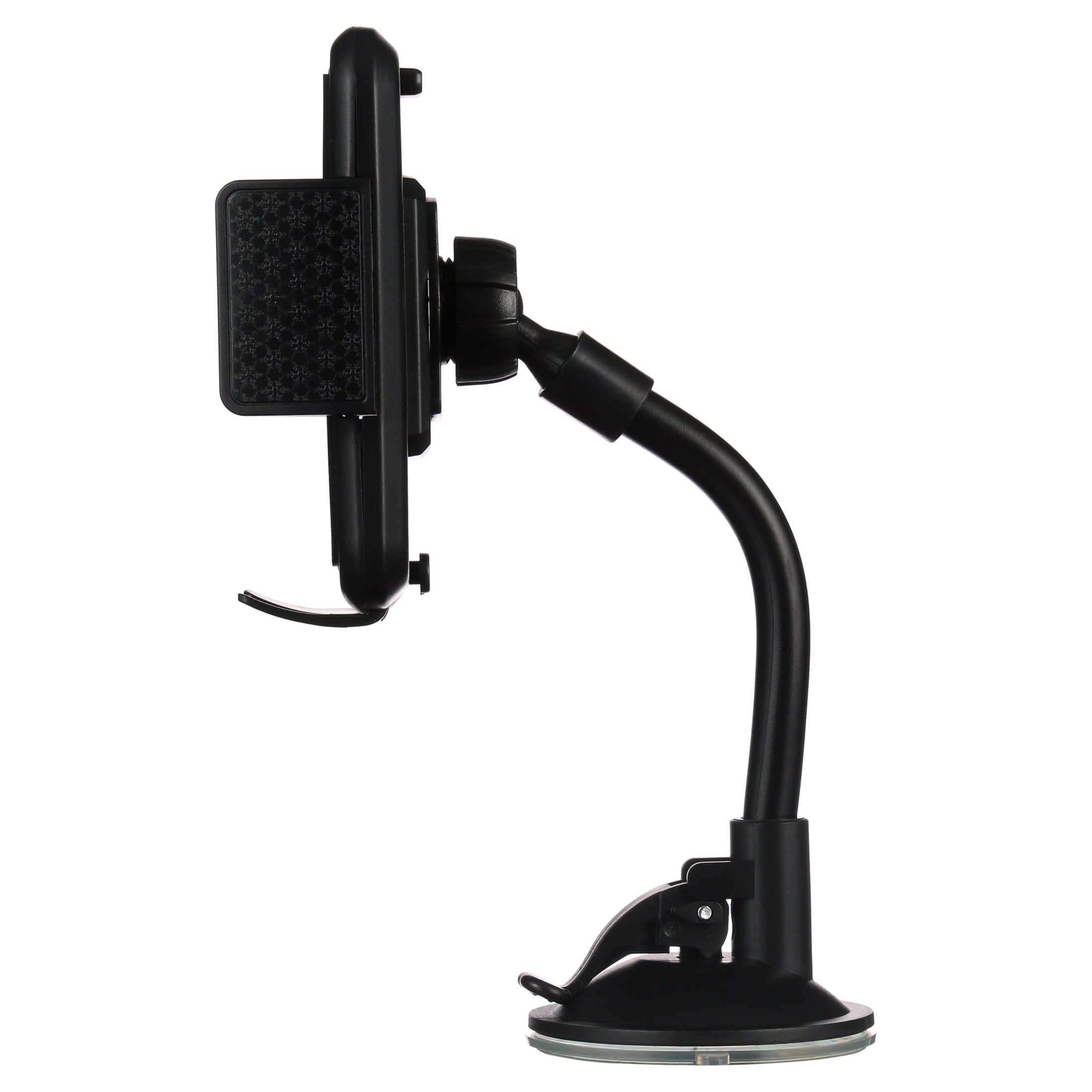 onn. Car Window or Dash Phone Mount Compatible with 2 in- 3.7 in Wide Mobile Phones