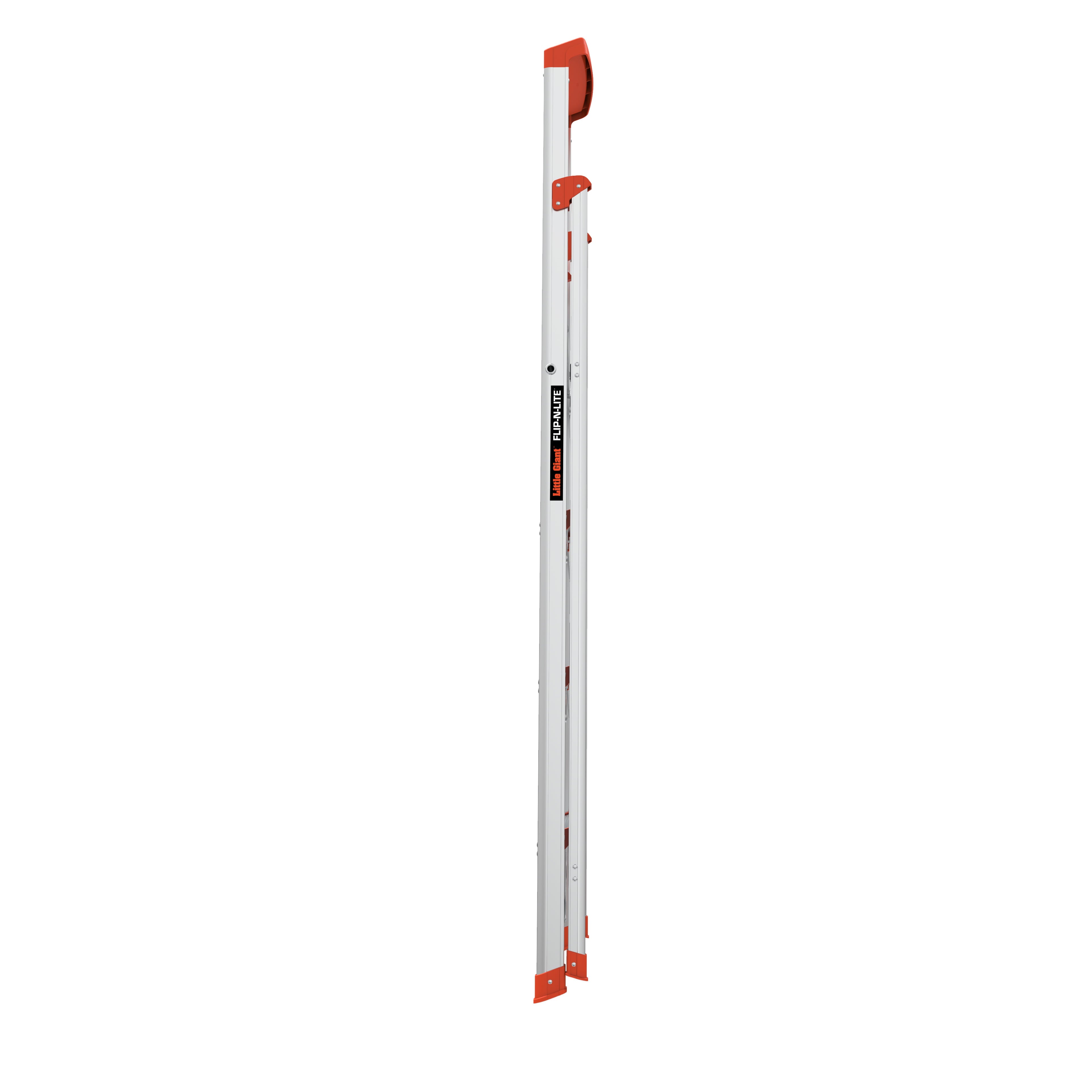 Little Giant Ladder Systems Flip-N-Lite 6' Aluminum, Platform 4 Step Ladder, 300 lbs Rated, Type 1A