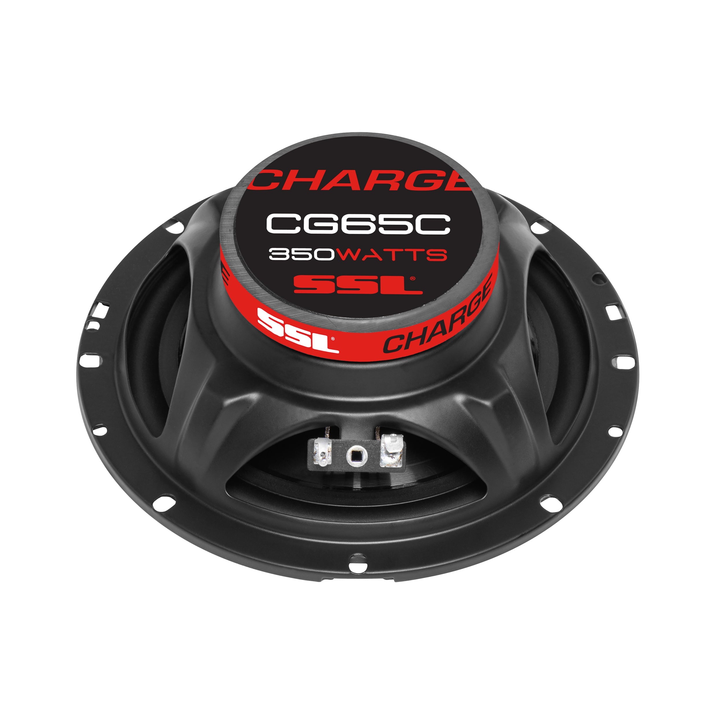Sound Storm Laboratories CG65C Charge Series 6.5 Inch Car Audio Component Door Speakers - 350 Watts Max, 2 Way, Full Range, Hook Up To Stereo and Amplifier, Tweeters