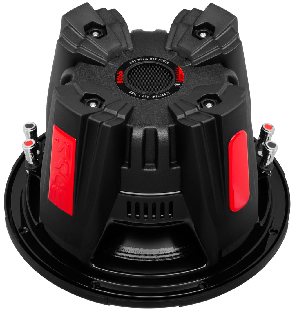 BOSS Audio Phantom 10" 2100W DVC 4-Ohm Deep Bass Car Subwoofer | P106DVC