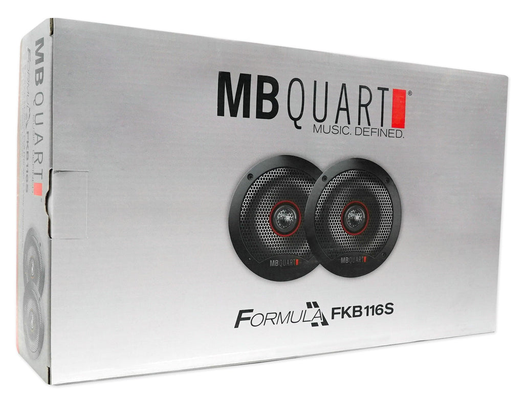 (4) MB QUART FKB116S 6.5" 240 Watt Slim Shallow Mount Car Audio Speakers