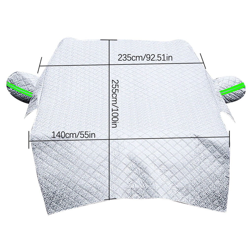 TUTUnaumb New Hot Sale Vehicle Mounted Winter Snow Proof Car Cover Snow Proof Car Clothes Windshield Cover Snow Proof Coverfor Home Household-White