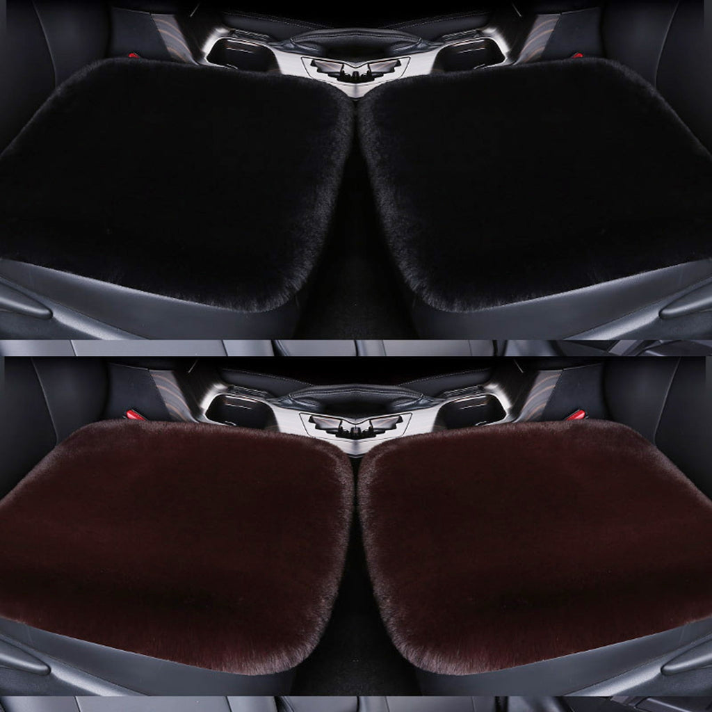 Twowood Winter Universal Warm Plush Soft Car Seat Cushion Non-slip Pad Cover Protector
