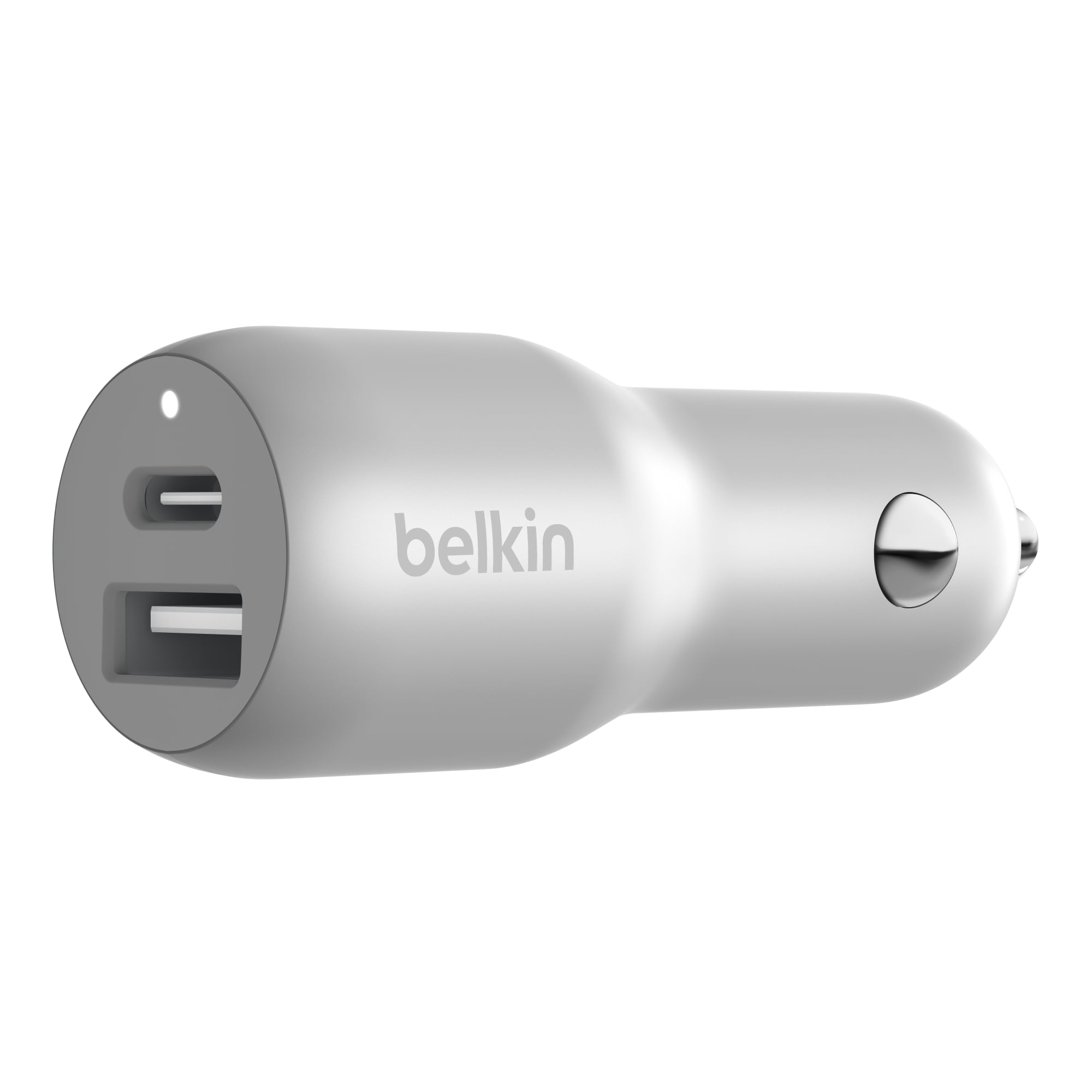 Belkin 37W Dual Port Fast Car Charger with 3.3ft USB-C Cable Included, USB-C 25W PPS Port and USB-A 12W Port for Galaxy S23, S23+, Ultra, Note20, iPhone 15, 14, 13, 12, 11, Pro, Max, Mini and More