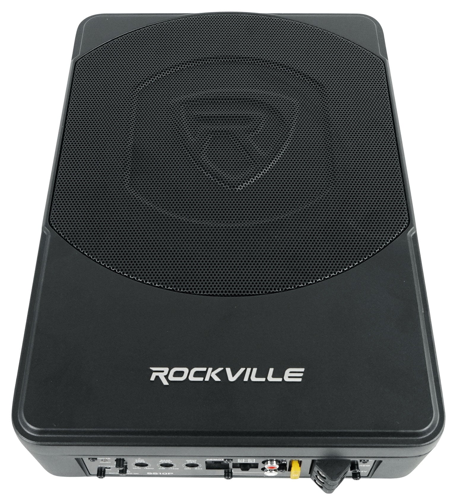 Rockville SS10P 10" 800w Slim Under-Seat Powered Car/Truck Subwoofer Sub+Amp Kit