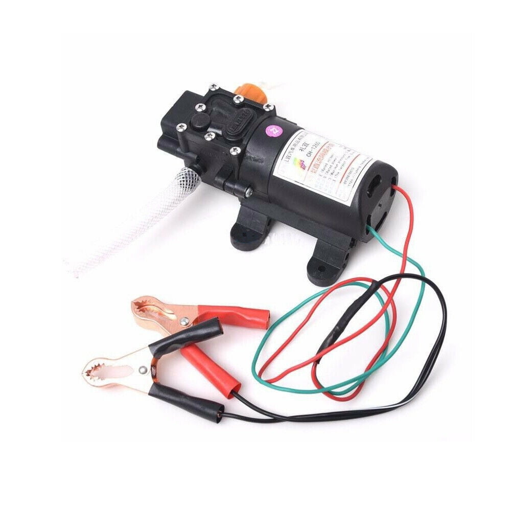 SHZICMY 12V Motor Oil Gasoline Fuel Fluid Extractor Electric Transfer Change Pump 5L/min