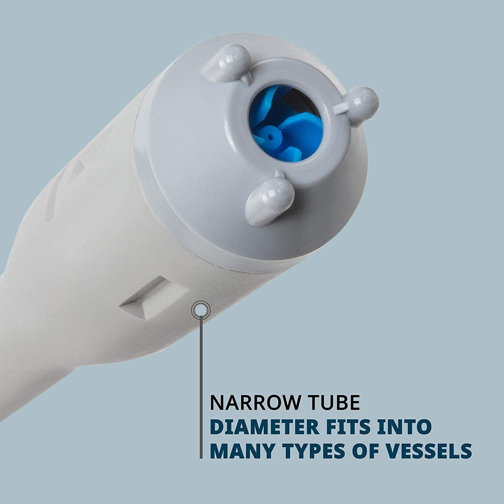 Jumbl Fuel Transfer Pump, Battery-Powered, 2.3 gal/Min Liquid Transfer for Water & More - Gray