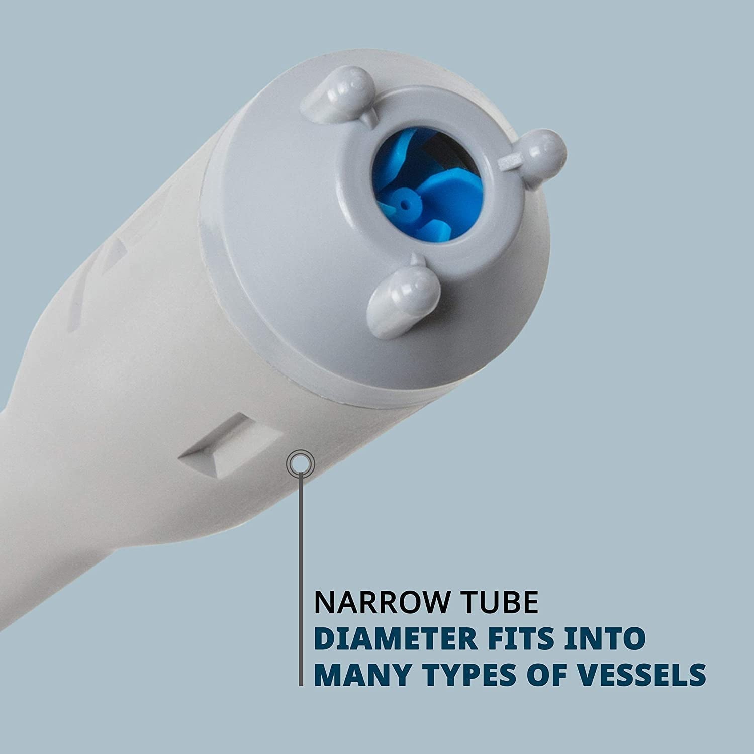 Jumbl Fuel Transfer Pump, Battery-Powered, 2.3 gal/Min Liquid Transfer for Water & More - Gray