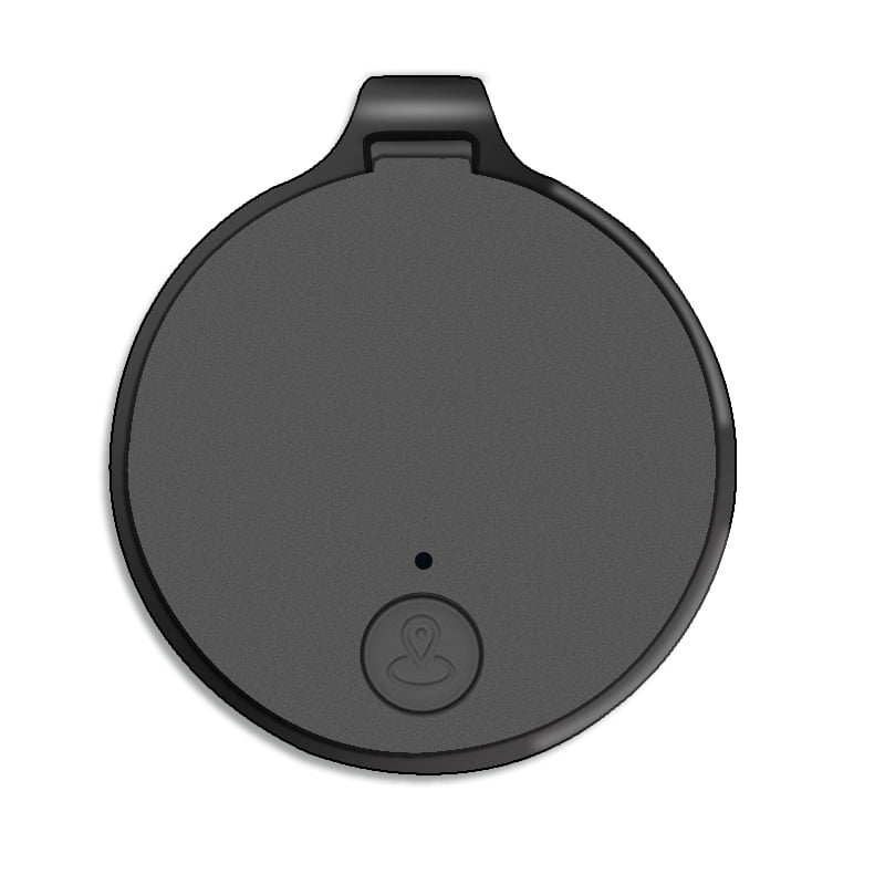 GPS Tracker for Kids,Pets,Dogs,Luggage,No Monthly Fee,Real-Time Global Tracking Device,Item Finder,Waterproof Mini Tag Compatible with Apple Find My App,iOS (Black)