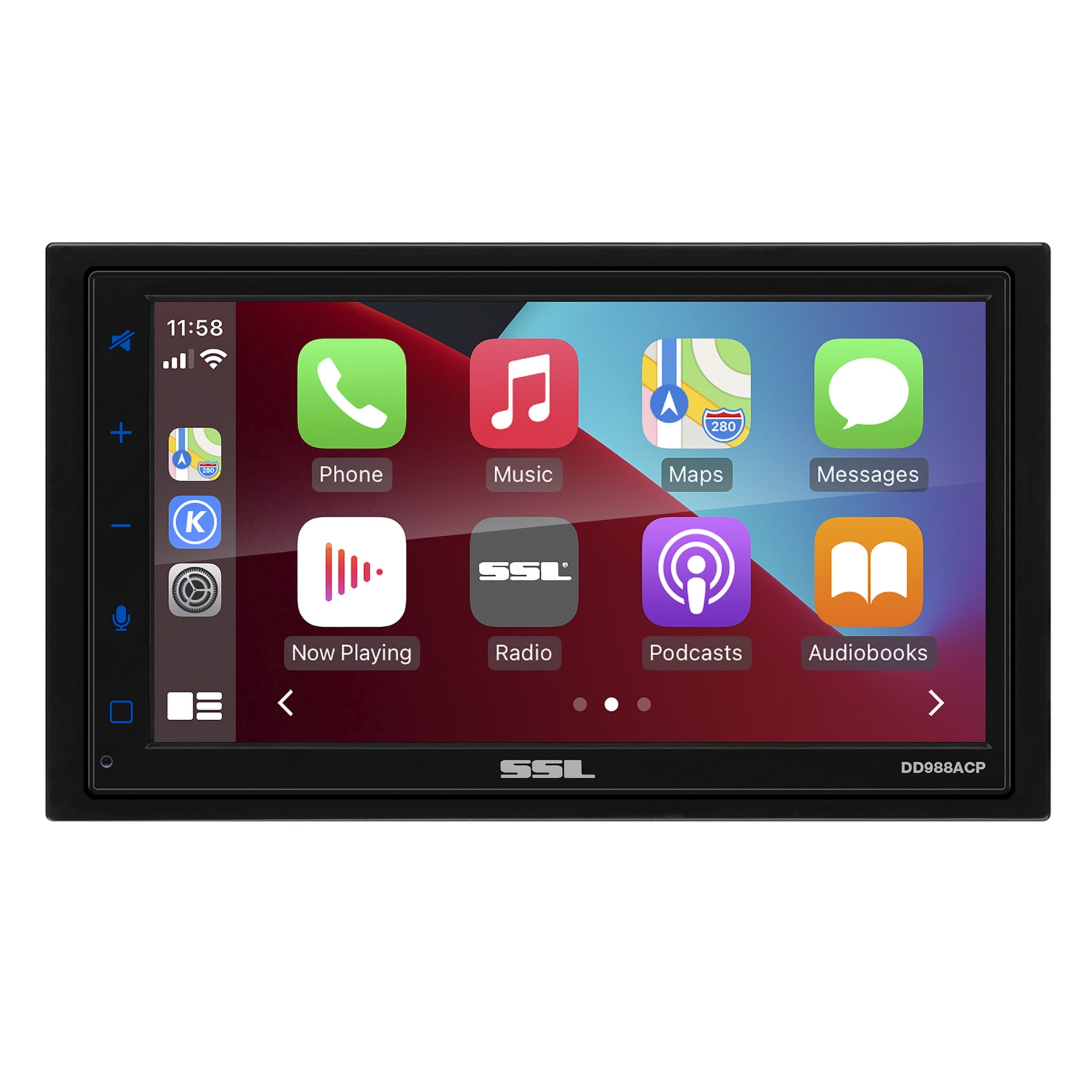 Sound Storm Laboratories DD988ACP 6.75” Apple CarPlay Android Auto Car Player
