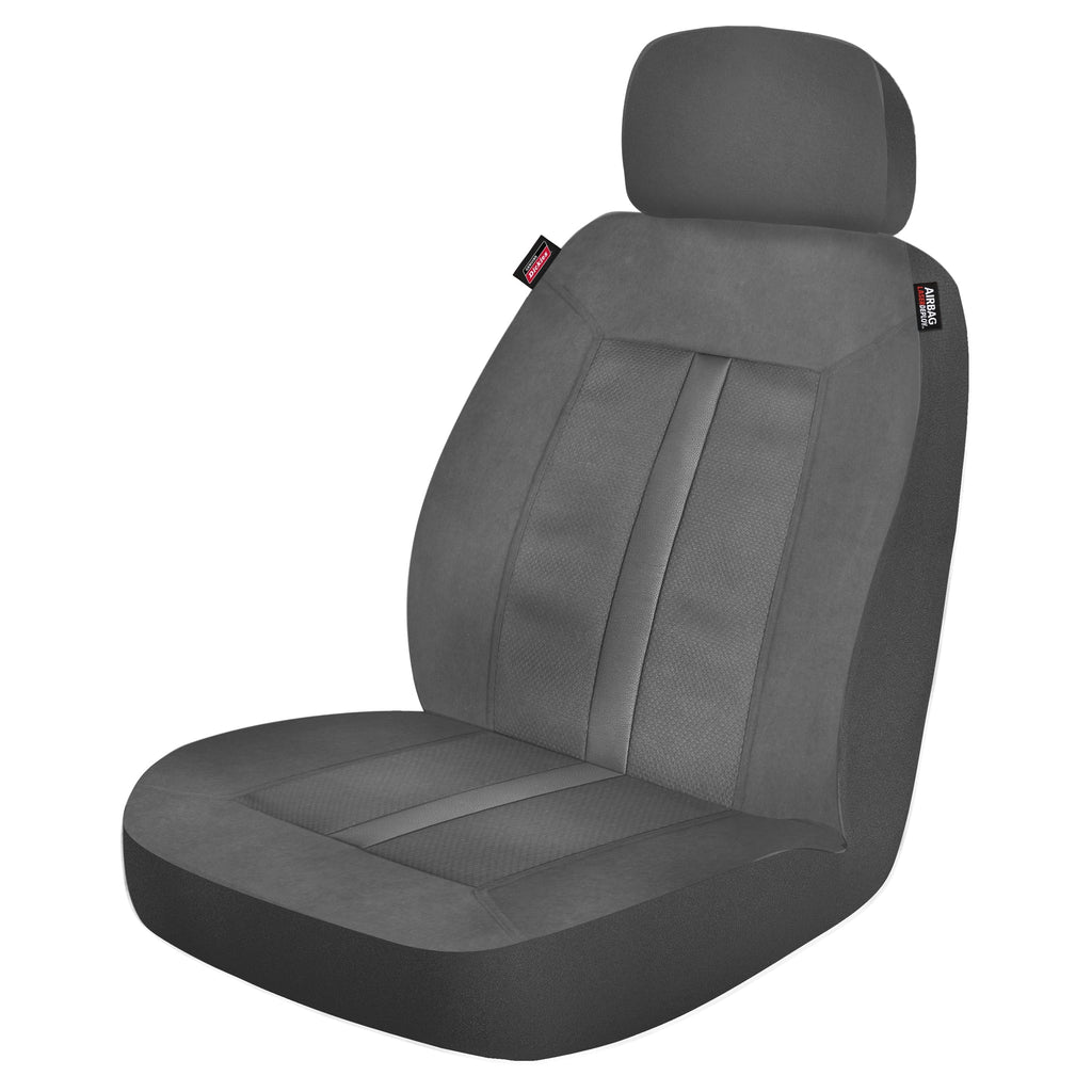 Genuine Dickies 2 Piece Sorrento Car Seat Covers, Gray