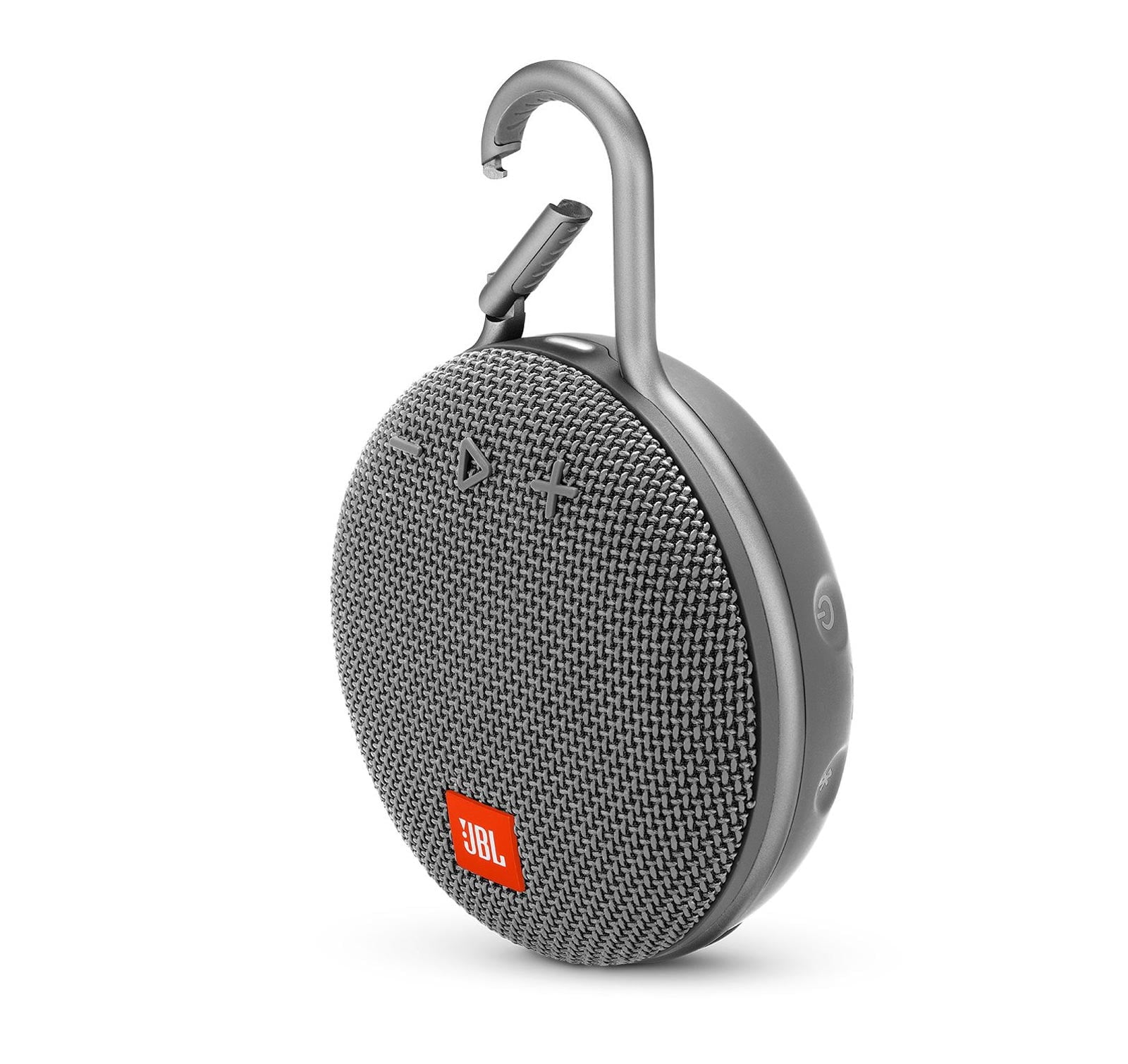 JBL Clip 3 Portable Bluetooth Speaker with Carabiner - Gray