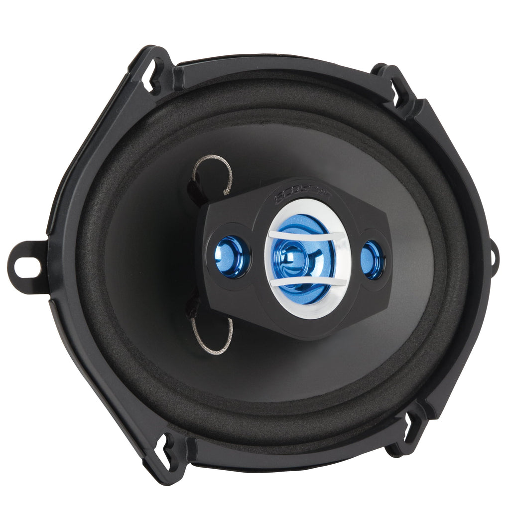 Scosche HD57684SD 4-Way HD Car Speaker Set w/ 200 W Peak/50 W RMS per Speaker, Pair Black New