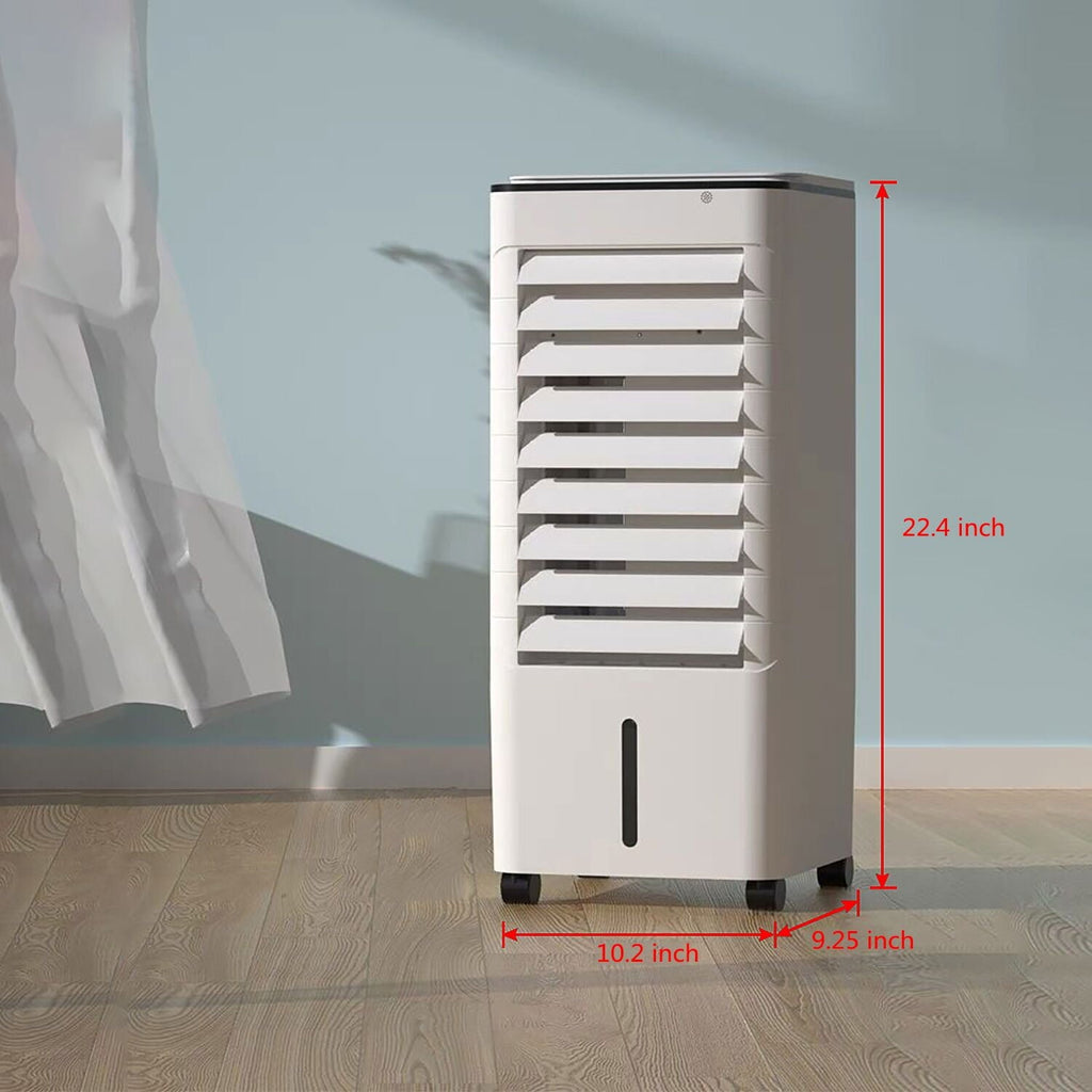 Caynel 3-in-1 Evaporative Portable Air Cooler Fan/ Humidifier with 12H Timer& Remote Control, 110v