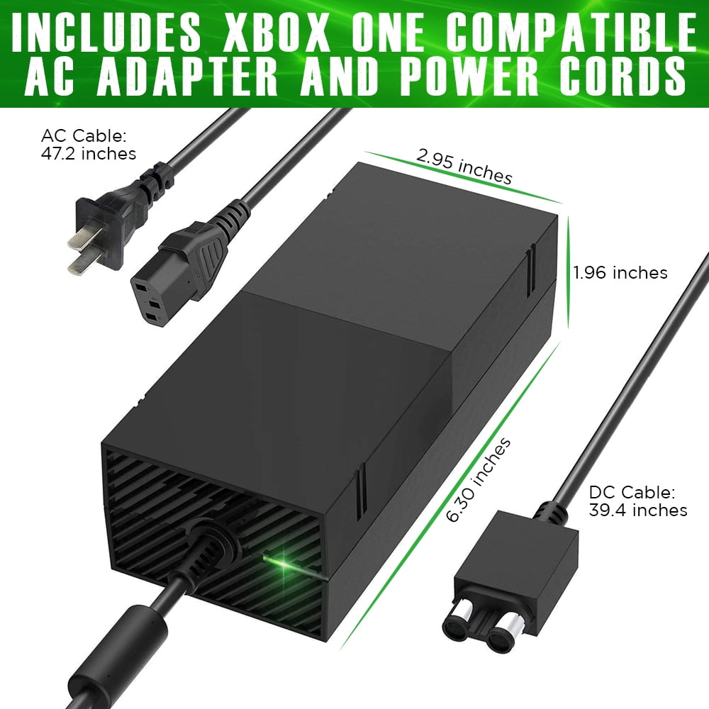Group Vertical Xbox One Power Cord - USA Xbox 1 Power Brick AC Adapter