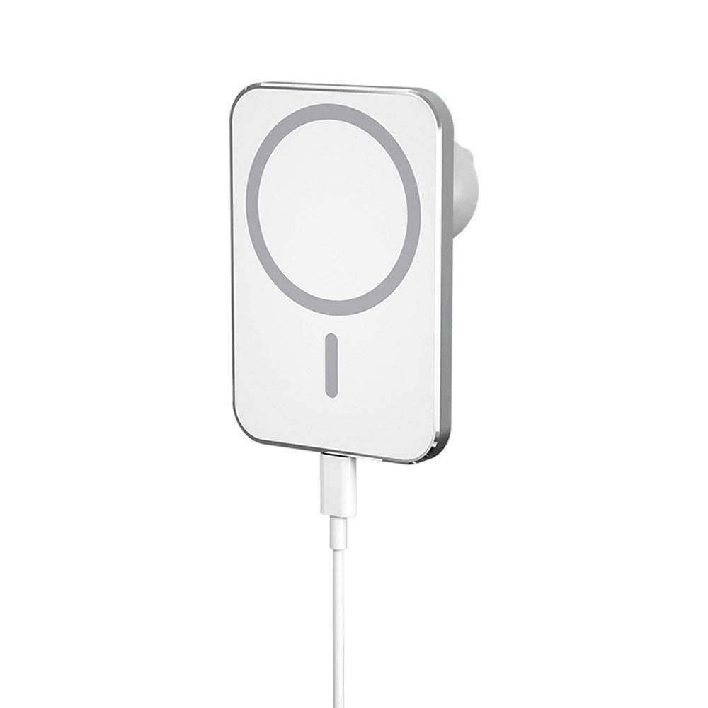 Magsafe Car Mount Charger, Magsafe Magnetic Car Wireless Charger, Magnetic Suction Charging Mobile Holder for iPhone 14/13 Pro Pro Max (White)