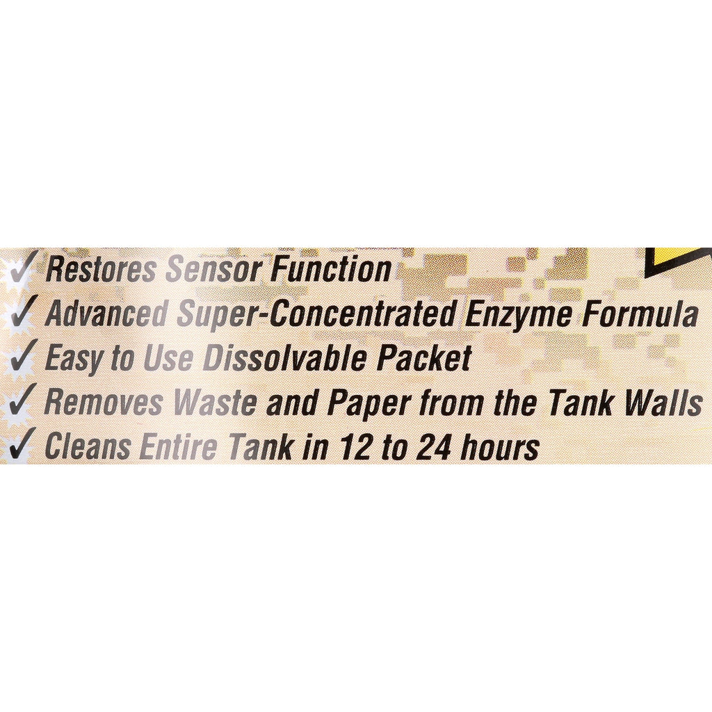 Commando Black Holding Tank and Sensor Cleaner | 4-Pack | 1 Year Supply | Blue | Ocean Mist Fragrance | Manufactured by Walex
