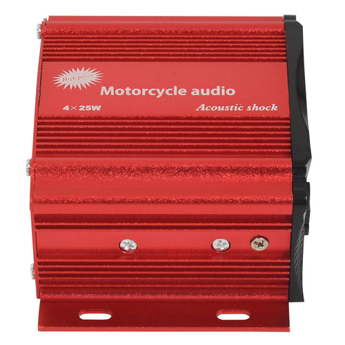 3 Inch Motorcycle Waterproof Bluetooth Speakers 4 Channel Amplifier Mp3 Audio Stereo Amp System