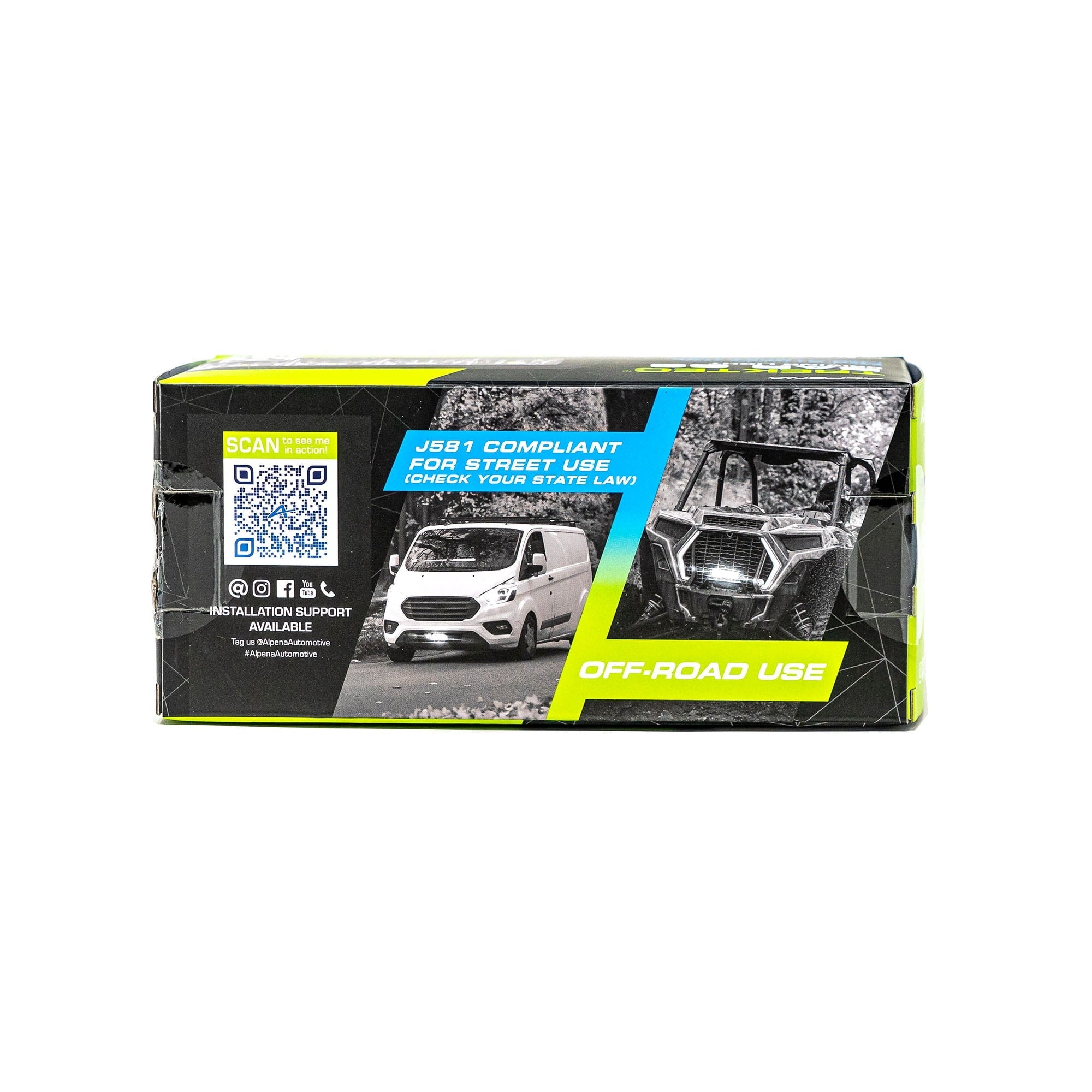 Alpena TrekTec LED Light Bar S6, 12V, Model 71073, Fit Type - Universal for Trucks, Cars, SUVs