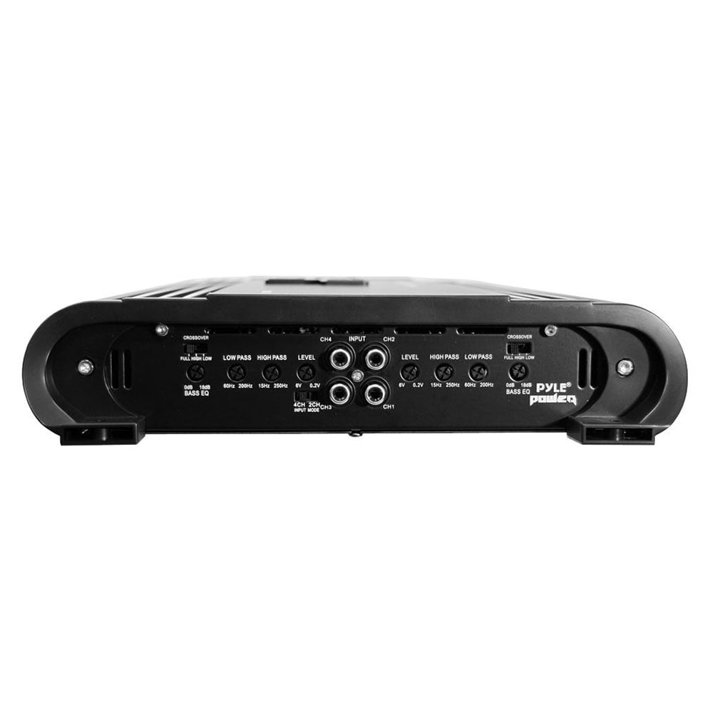 Pyle PLA4278 Bridgeable 4 Channel 2000 W Car Audio Mosfet Power Amplifier Amp