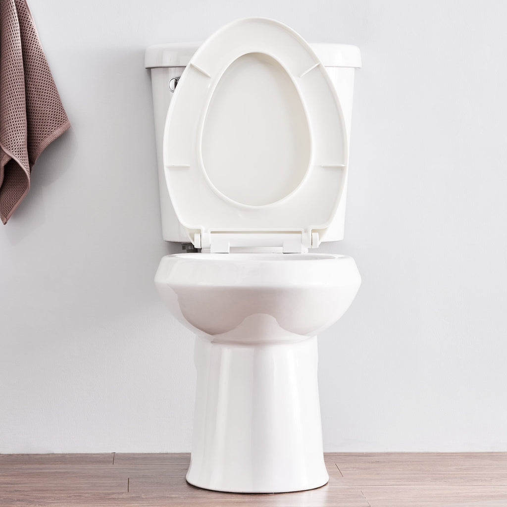 Evekare Night Glow ( Green Glow) Soft Close Elongated Toilet Seats In White