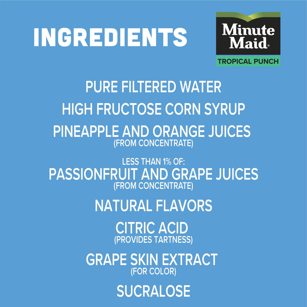 Minute Maid Tropical Fruit Punch Drink, 59 fl oz Carton