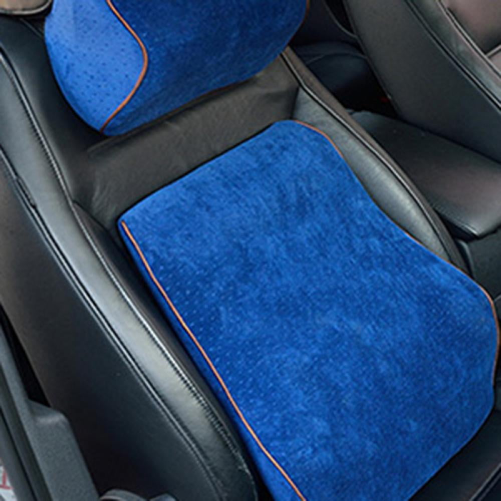Seat Memory Foam Seat Cushion Pain Relief Lumbar Back Support Pillow Car for Home Car Office Chair Pad Mat