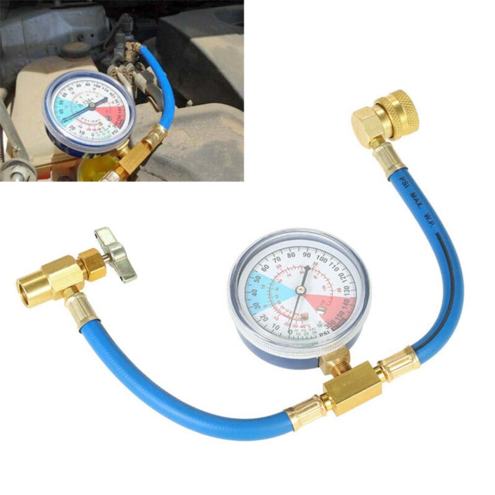anna Top-up Aircon Conditioning Recharge Refill R-134a Trigger Gauge Car Air Con Kit