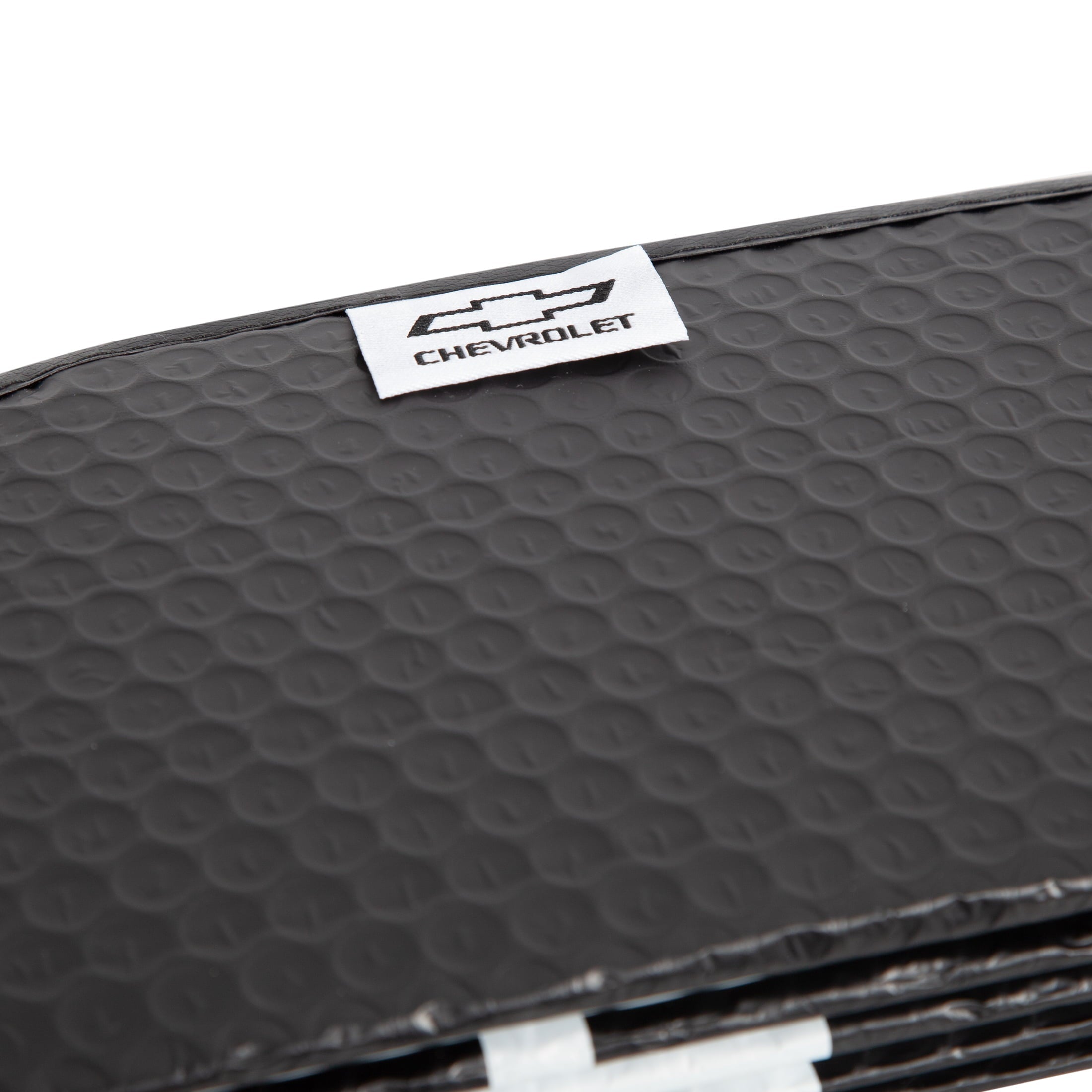 Plasticolor Chevy 58” x 27.5” Universal Fit Accordion Automotive Sunshade, Black, 1 Pc