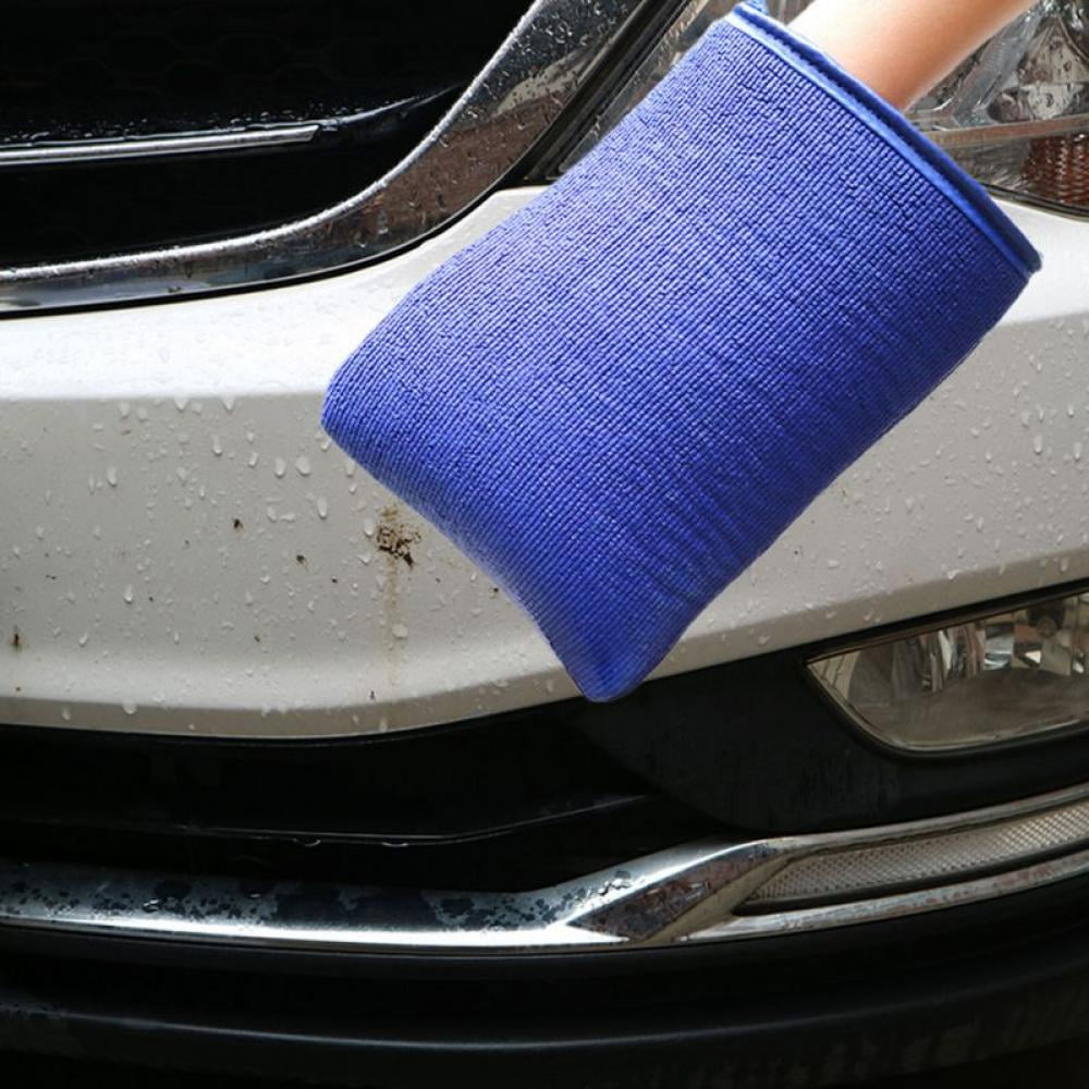 Pack of 2 Clay Mitt Auto Detailing Medium Grade Clay Bar Alternative Mitt for Flawless Removal of Surface Bonded Micro Contaminant