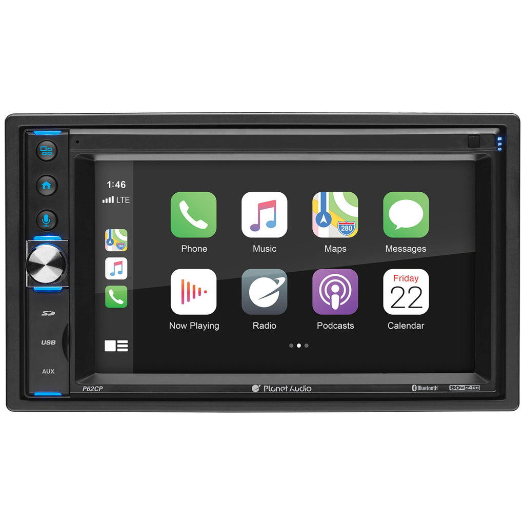 Planet Audio P62CP 6.2” Car Stereo - Apple CarPlay