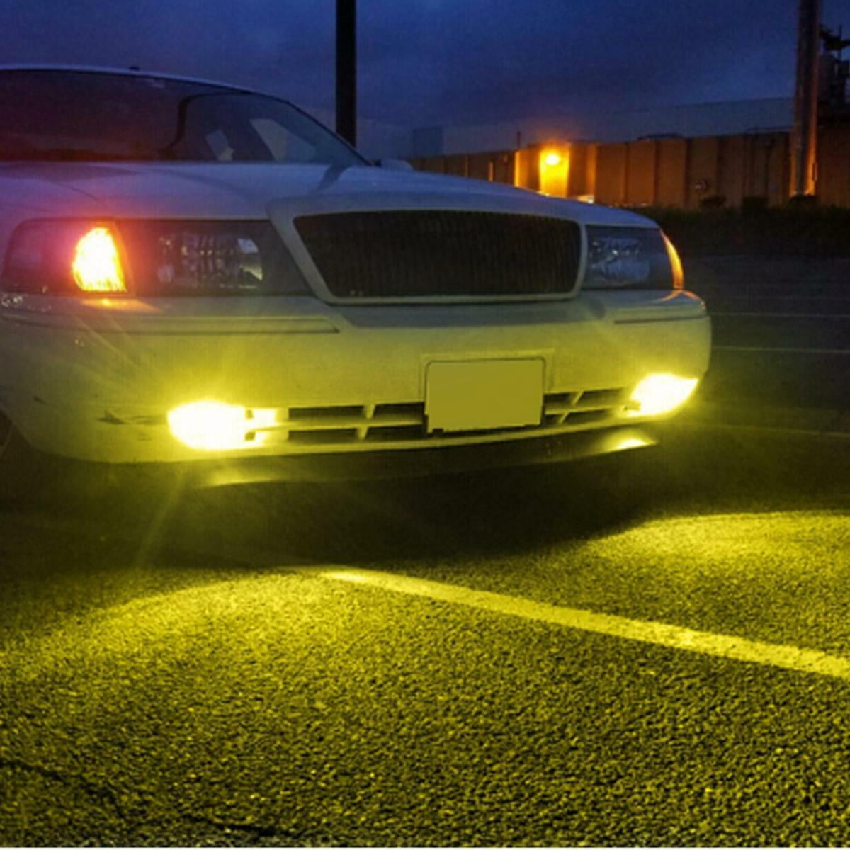 Golden Yellow 2pcs 3000k H11 H16 LED Fog Light Bulb for Nissan Altima 2007-2017