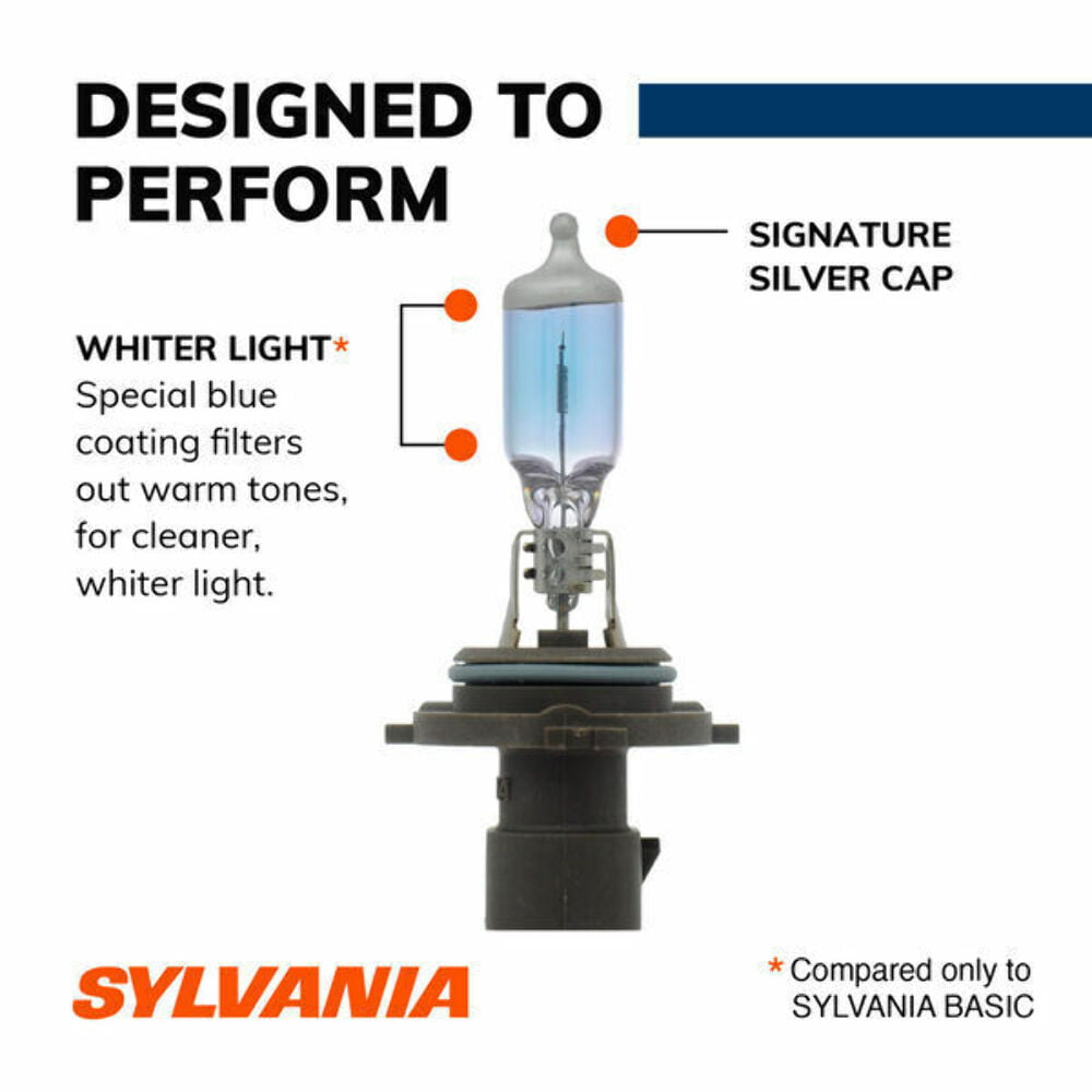 SYLVANIA 9006XS SilverStar High Performance Halogen Headlight Bulb, (Pack of 2)