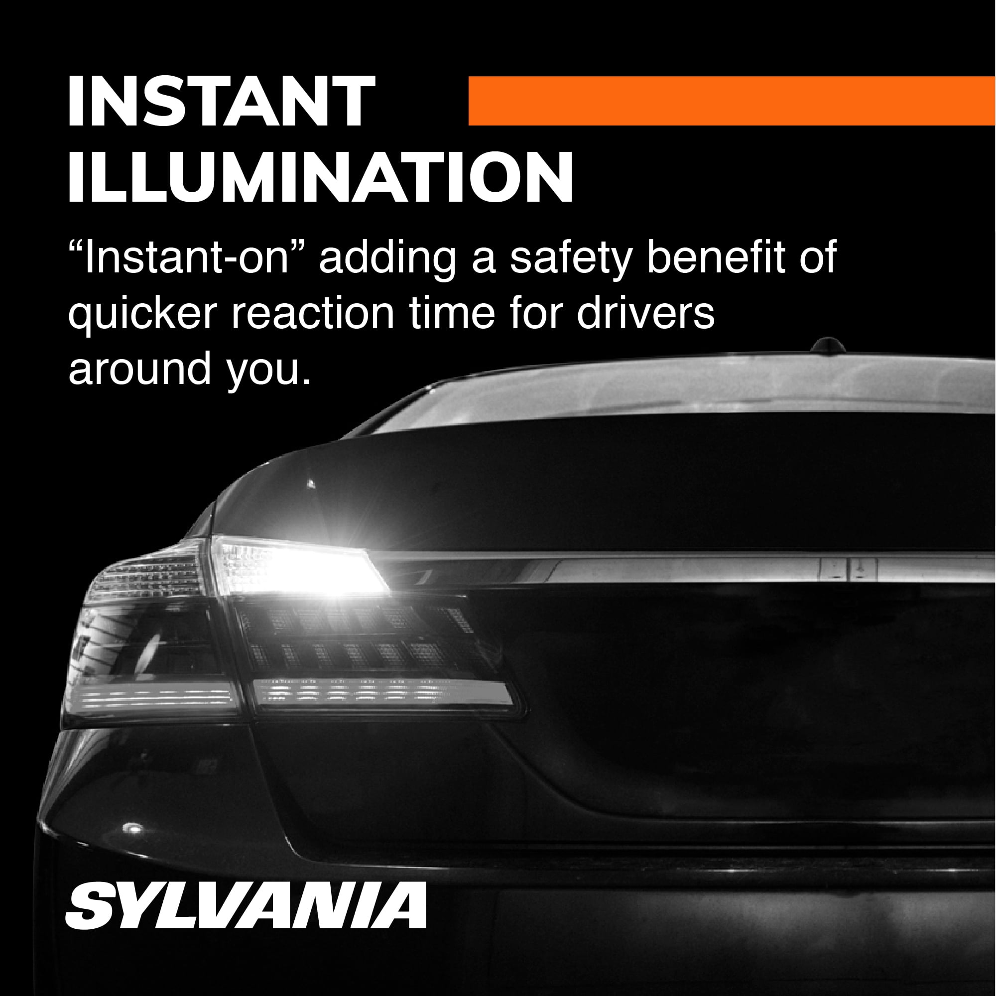 Sylvania 921 White LED Automotive Mini Bulbs, Pack of 2.