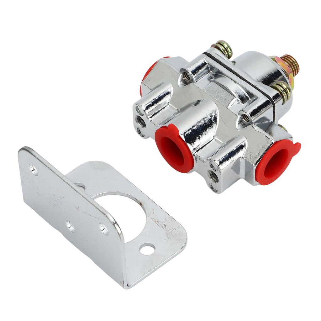 Fuel Pressure Regulator Set, High Strength Solid Stable Performance 1-4 PSI Rustproof Carb Part 12-804  For Holley