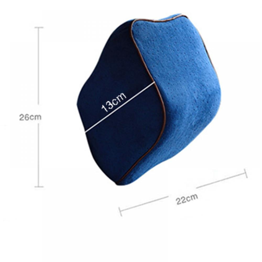 Seat Memory Foam Seat Cushion Pain Relief Lumbar Back Support Pillow Car for Home Car Office Chair Pad Mat