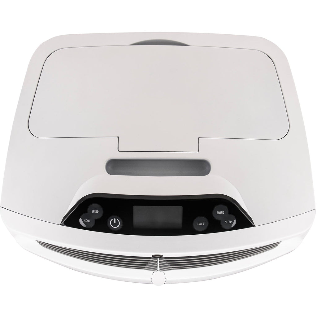 Honeywell 525-729CFM Portable Evaporative Cooler, Fan & Humidifier with Ice Compartment & Remote, CL30XCWW, White