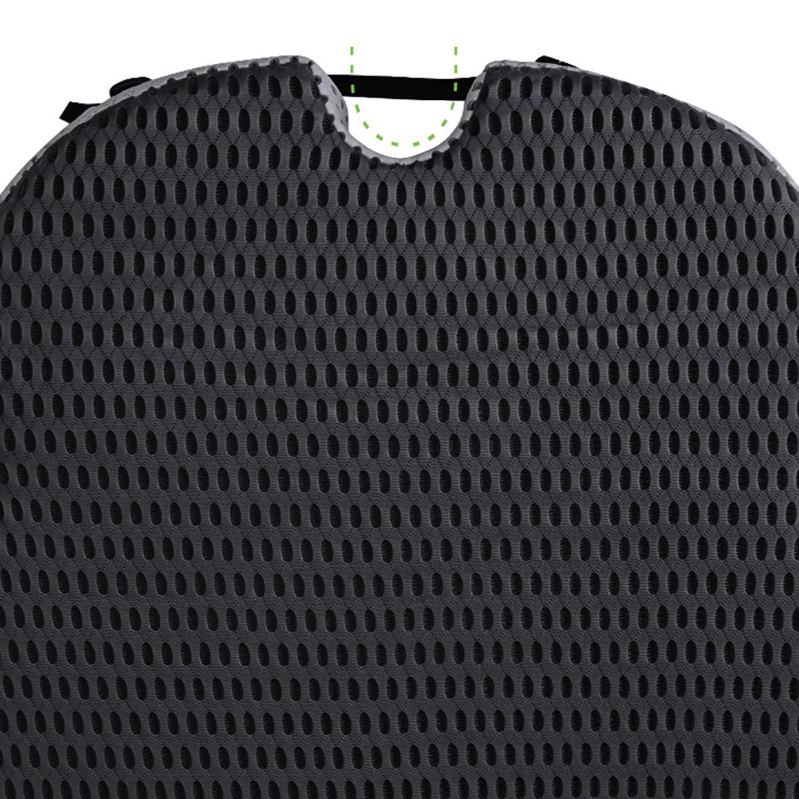 Oenbopo Car Seat Cushion, Memory Foam Seat Cushion Automobile Wedge Pad Pillow for Car, Truck, Office Chair Wheelchairs Support Tailbone Pain Relief