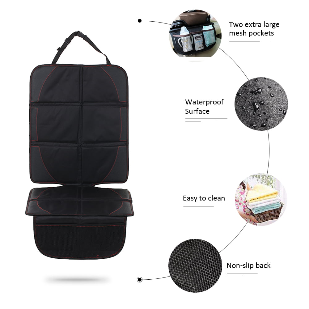 Car Seat Protector Cover Padded Thick Waterproof Back Seat Organizer Mat