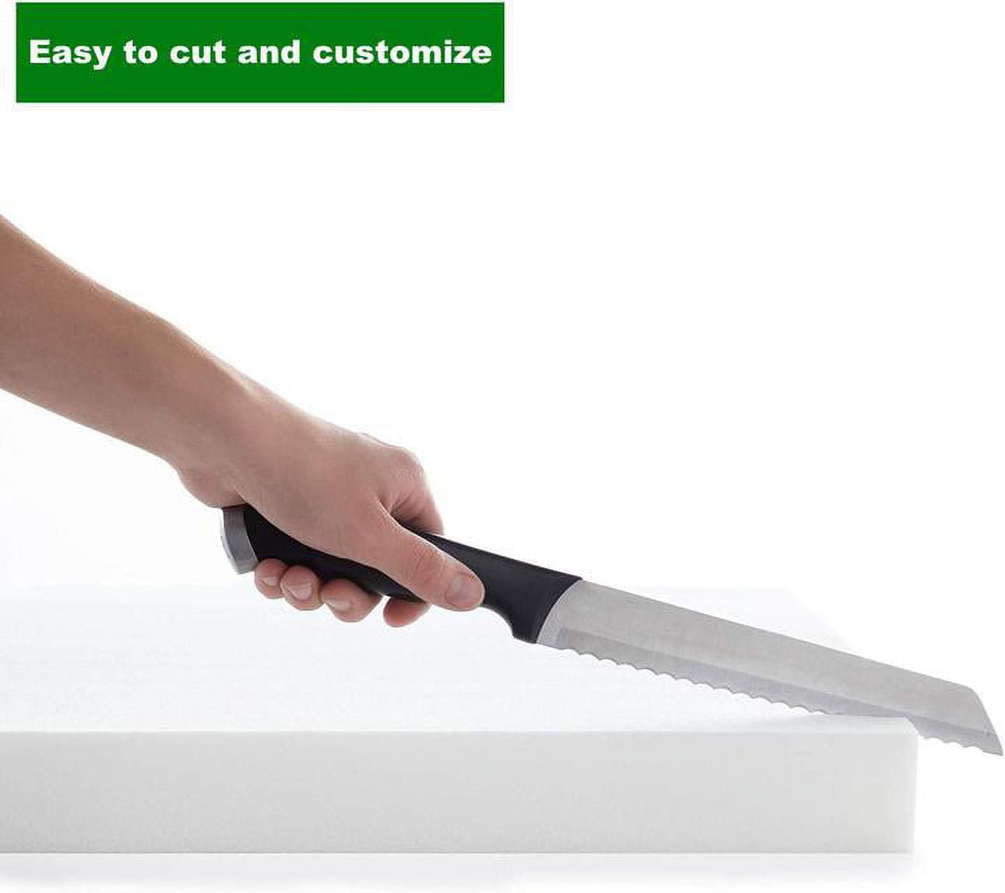 Seat Cushion 3"T x 30"W x 80"L (1546) "High Density Firm" Sofa Cushion Replacement , Upholstery Sheet Foam , Foam Padding