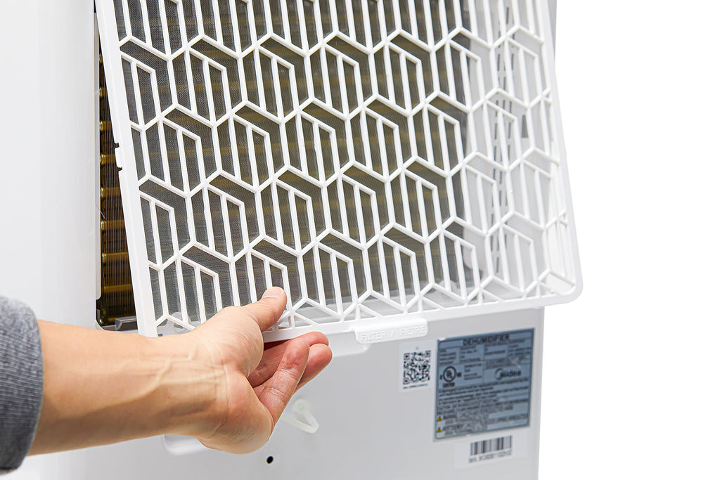 Restored Midea 35-Pint Energy Star Smart Dehumidifier for Very Damp Rooms, White, MAD35S1WWT (Refurbished)