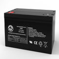 Universal Power Group UB-12750-24B2 12V 75Ah Sealed Lead Acid Battery - This Is an AJC Brand Replacement