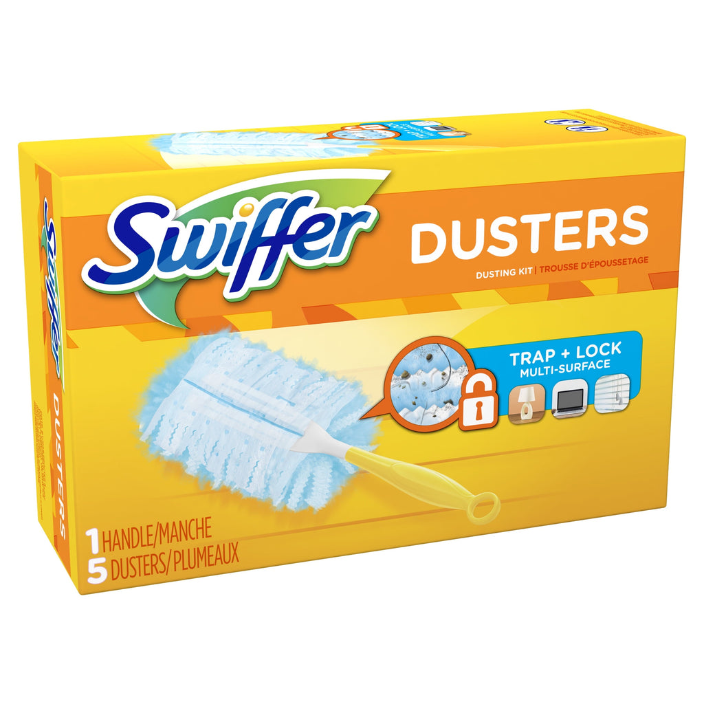 Swiffer Dusters Dusting Kit Multi-Color (1 Handle, 5 Dusters)