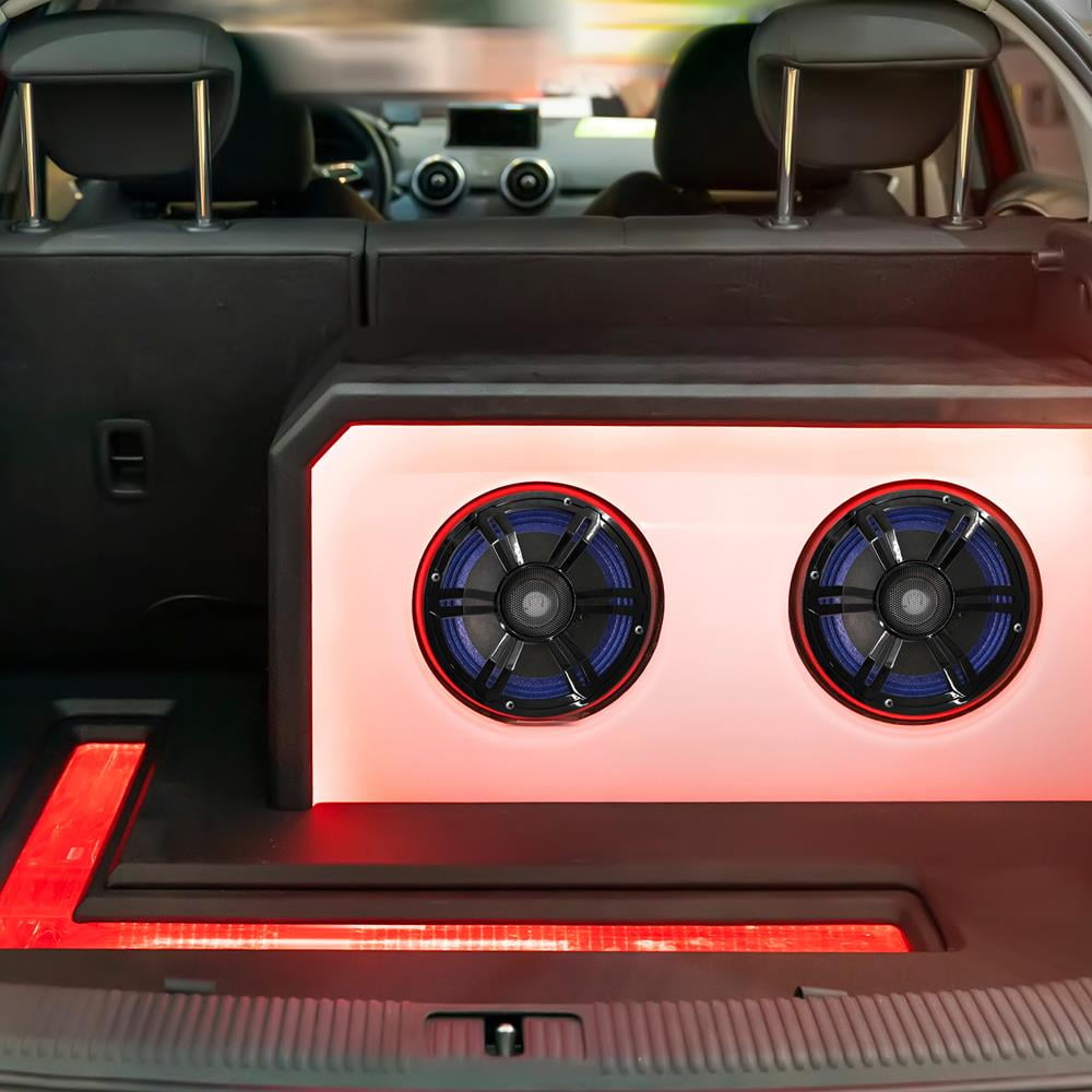 Pyle 6.5'' Single Voice Coil Car Subwoofer - 150 Watts at 4-Ohm Car Audio Powered Subwoofer